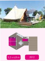Tipi pour 4 personnes