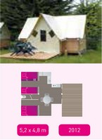 Cabane de trappeur pour 5 parsonnes
