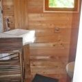 La salle de bain en cabane perchée