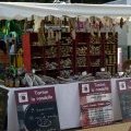 Stand de saucissons au Camping de Léveno