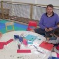 Confection de cerf-volant au club enfant de Léveno à Guérande