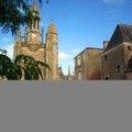 Oog (gezicht) van de collegiale kerk St. Bozouls