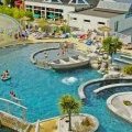 Großartiger Wasserpark Guérande, der Stadt von Befestigungsanlage