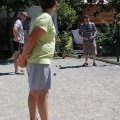 Partie de pétanque