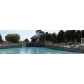 Panoramique sur la piscine à vagues