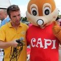 Capi et un animateur