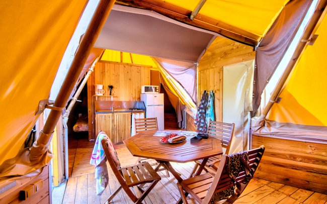 Séjour Double tipi 6 places Domaine de Léveno à Guérande