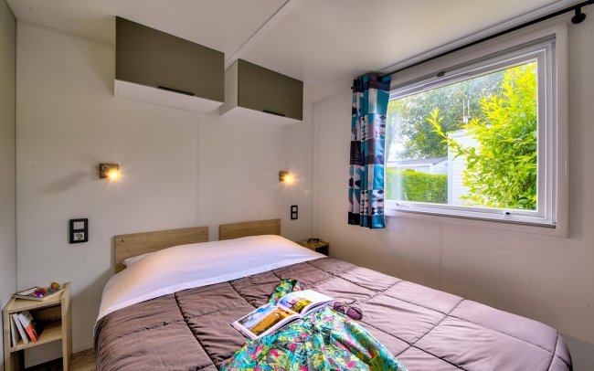 Chambre parentale MH CONFORT 4-6 places Domaine de Léveno à Guérande