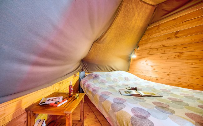 Chambre parentale Double Tipi 6 places Domaine de Léveno à Guérande