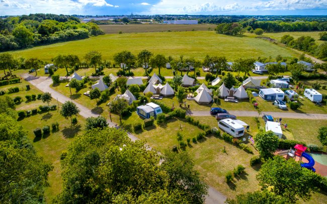 Zone M vue du ciel Domaine de Léveno à Guérande