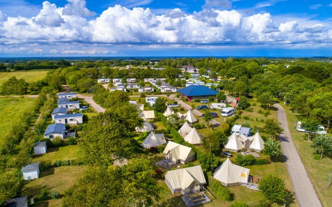 Zone M vue du ciel Domaine de Léveno à Guérande